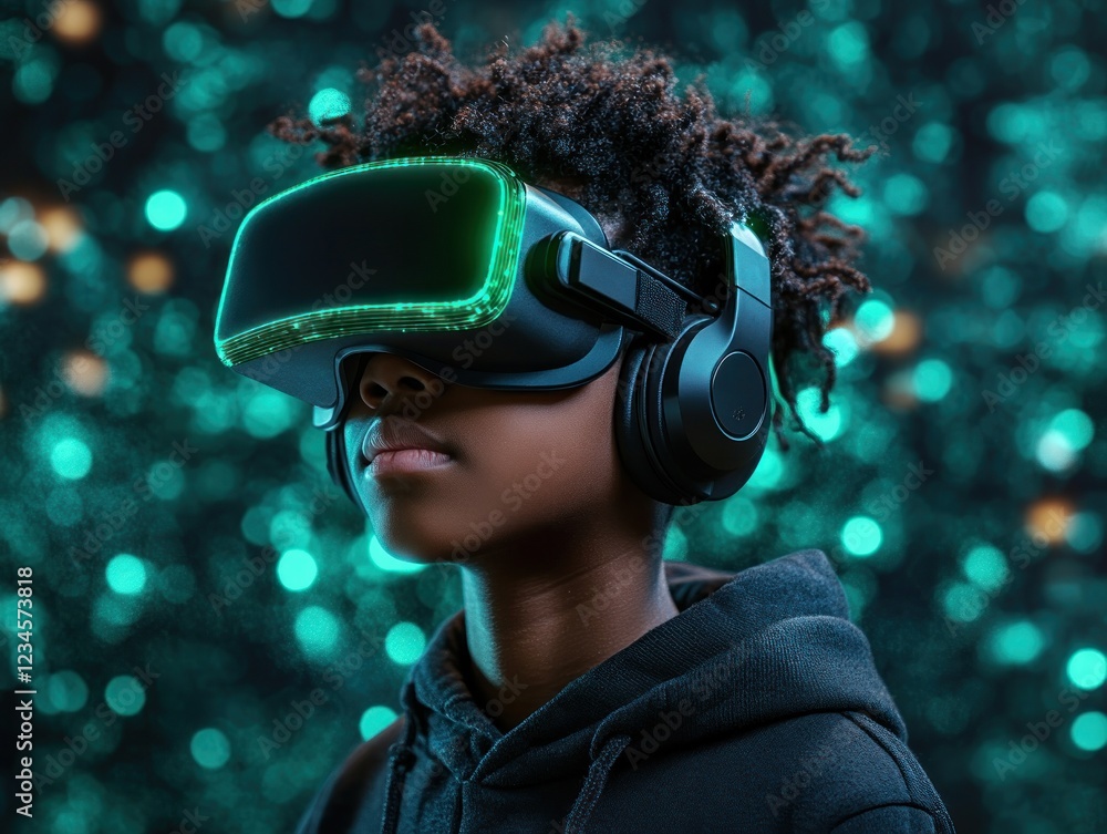 Poster immerse yourself in history with vr witness a student using vr goggles to explore a virtual history 