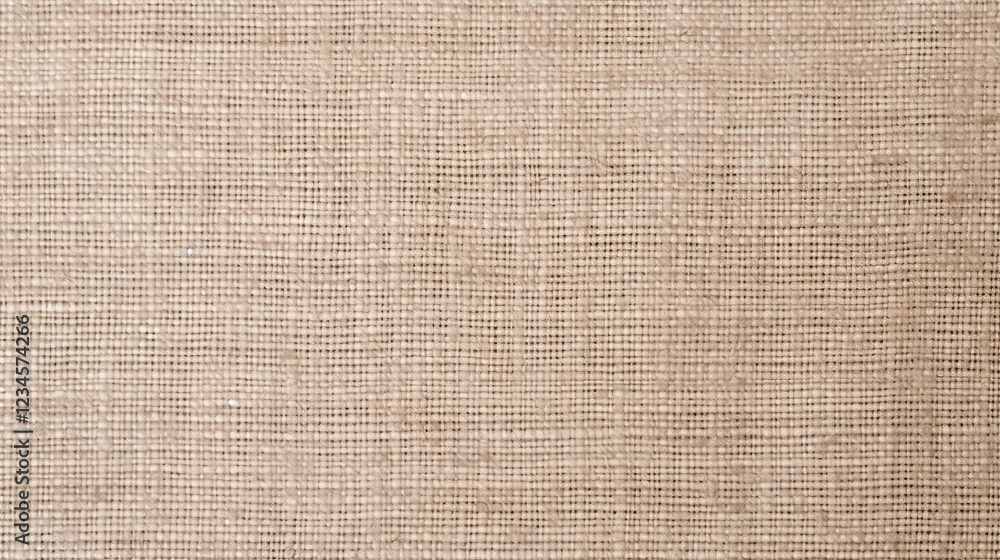 Poster woven natural fabric textile background for design and art projects, showing subtle texture and neut
