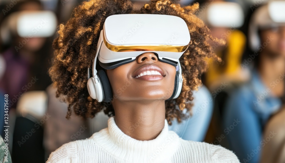 Poster unlock remote workforce potential with cutting-edge e-learning employees engage in interactive vr-ba