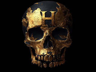 golden skull font, skull alphabet, gold typography, gothic skull letters, metallic skull font, luxury skull design, golden bone letters, horror skull typography, gold gothic script, skull calligraphy,