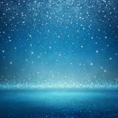 Solid, textured background with a gradient from dark blue to light blue. Glitter texture. The edges of the background are slightly darkened