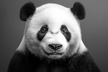 Fototapeta premium Black and White Panda Bear