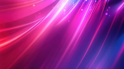 Fototapeta premium Vibrant abstract background with flowing pink and purple light waves