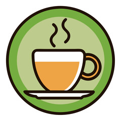 tea cup icon design