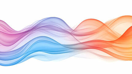 Fototapeta premium Colorful abstract wave background design, ideal for website banners or presentations