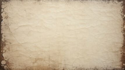 Grunge Texture of Creased and Empty Paper with Torn Edges Perfect for Backgrounds and Vintage Designs