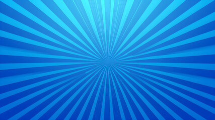Retro blue vector banner wallpaper background with radial stripes. Radiant stripes retro banner background. Retro blue vector banner backdrop background. Generative AI