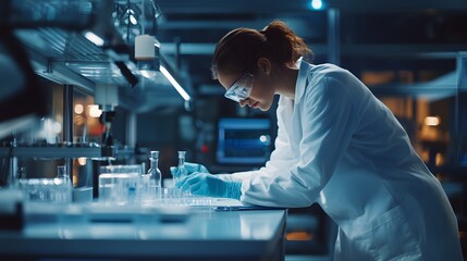 Obraz premium scientist in laboratory