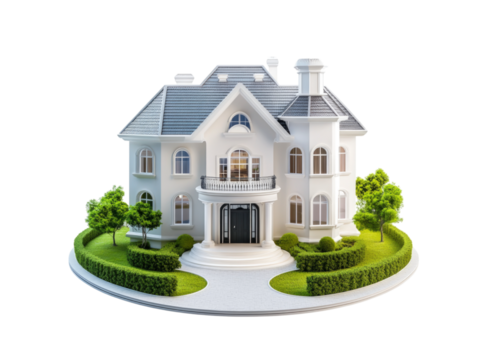 Real estate luxury house property - Powered by Adobe