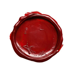 Red wax seal