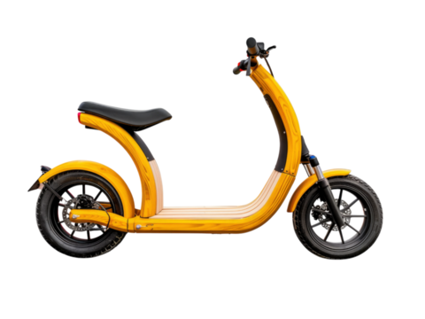 Yellow Scooter - Powered by Adobe