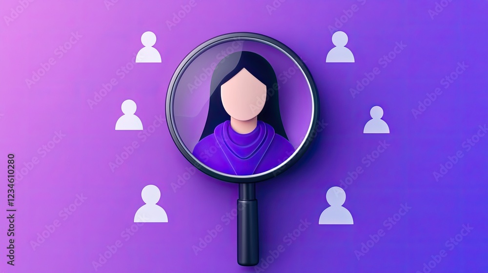 Poster exploring digital identity management online environment graphic design modern technology user-centr