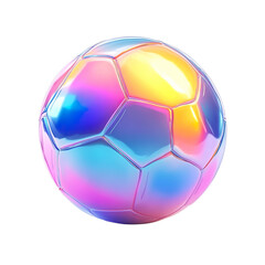 Naklejka premium Soccer Ball Hobby Icon Vibrant Design for Sports Websites and Blogs, 3D design, Transparent Background, PNG