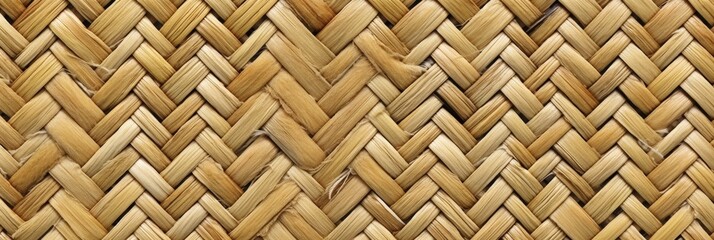 Woven Texture of Reeds Showcasing Natural Patterns and Warm Tones in a Detailed Background Ideal for Various Creative Projects
