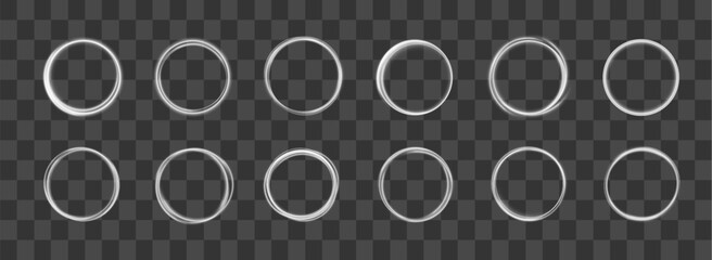 Curve light effect of silver line. Png luminous silver circle. Light silver pedistal, podium, platform, table. To center a bright flash, png, effect, wave,neon,line.