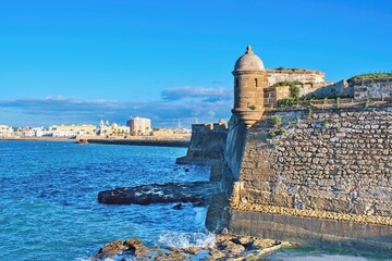 Castillo de San Sebastian, Cadiz, Andalusia, Spain © Tunatura