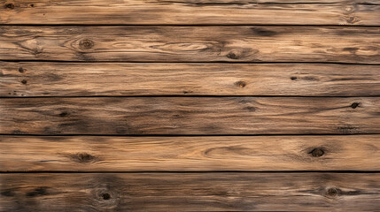 Fototapeta premium Rustic brown wooden planks background texture for design