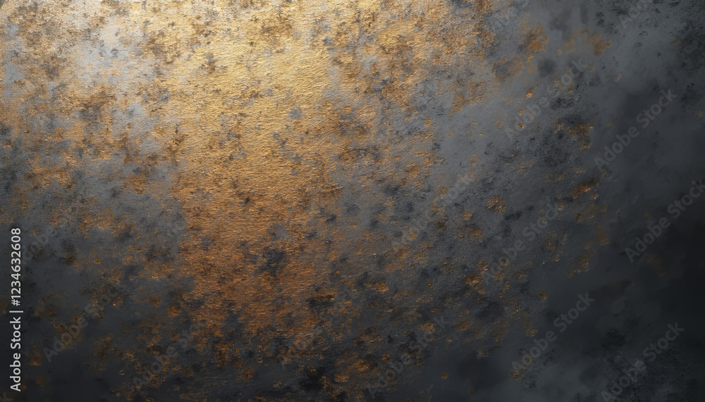 Poster seamless electroplated metal texture with realistic patterns and soft lighting for luxurious design