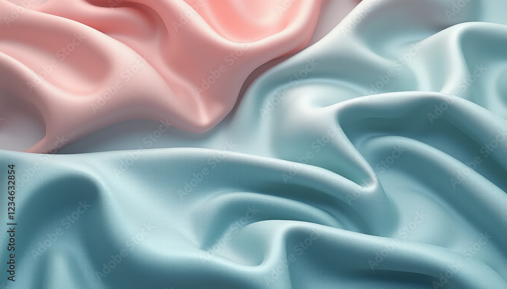 Poster seamless satin sheen texture with realistic patterns and soft lighting for elegant design