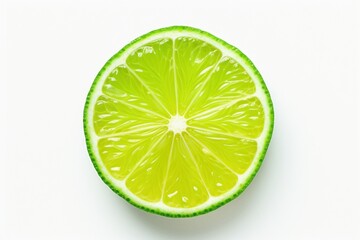 Lime slice fruit plant.