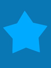 星の背景　シンプルな手描きのイラスト