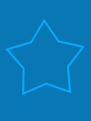 星の背景　シンプルな手描きのイラスト