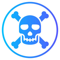 danger gradient icon