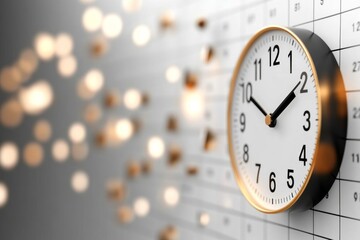 A color-coded calendar with events precisely matched to their corresponding categories, symbolizing planning and correspondence