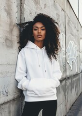 Hoodie mockup sweatshirt clothing knitwear.