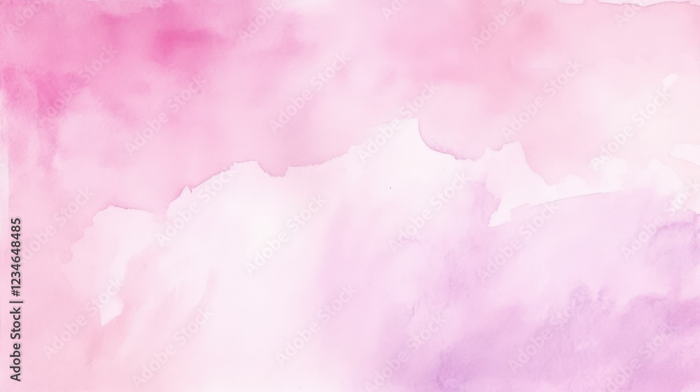 Poster soft pink watercolor background for text overlay and design projects in subtle and elegant style