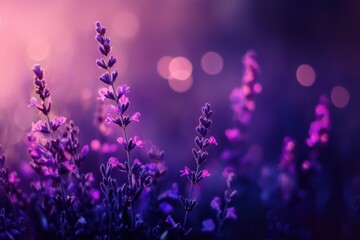 Fototapeta premium Lavender Dreams at Dusk
