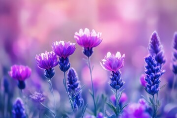 Purple Wildflower Dreamscape