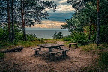 Jezioro Góreckie, located in Wielkopolski Park Narodowy, Poland