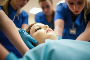 Medical Training Simulation with Mannequin