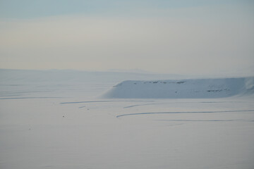 The Hulunbuir Prairie and the Morigele River in the snow