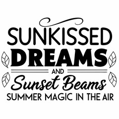 summer sunsets typography t-shirt design © MSTSALMA