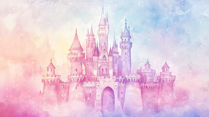 Obraz premium night view of the castle