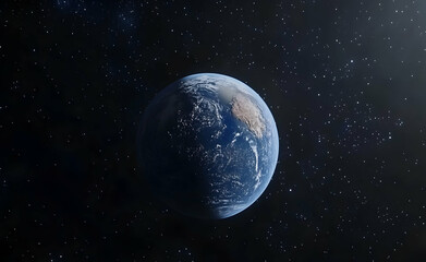 Obraz premium Earth from Space: A Celestial View of Our Planet