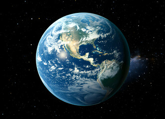 Obraz premium Our Blue Planet: A Stunning View of Earth from Space