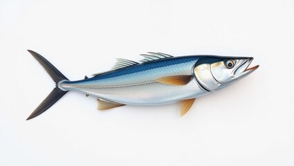 Naklejka premium fish on a white