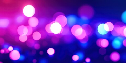 Blurry image of pink and blue lights