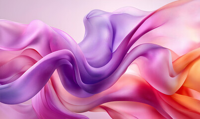 Fototapeta premium A soft, swirling blend of purple and pink hues creates an ethereal and dreamy abstract background.