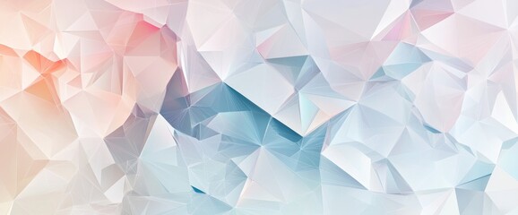 Naklejka premium Abstract polygonal background with dots and lines, a technology or digital concept banner.