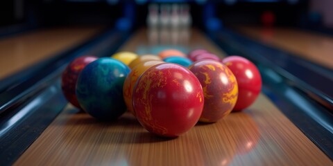 A game of precision and skill, bowling requires focus and technique to knock down pins