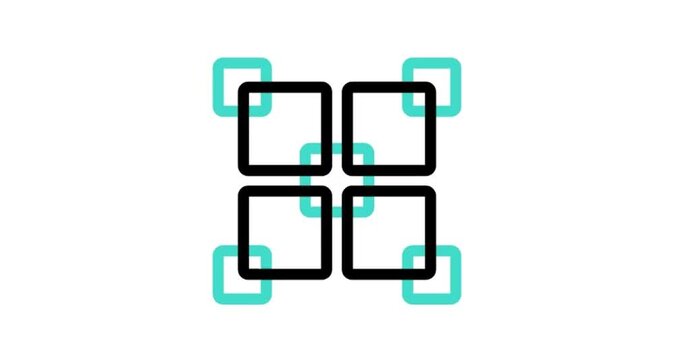 abstract background with squares
