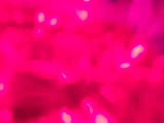 Blurred pink light for valentine's day party abstract background. 