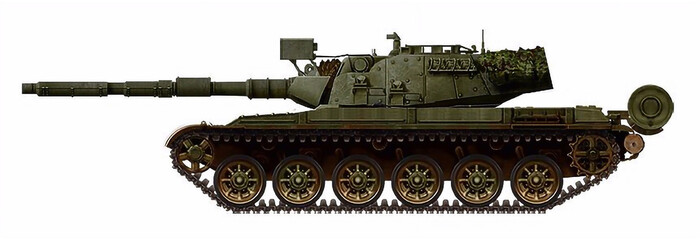 Alternative MBT based on the T-72 tank, with a turret and gun from the Leopard 1A5 tank © Tikros
