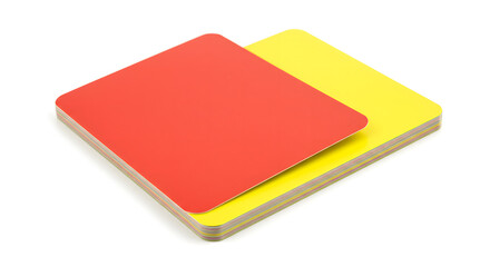 Red and Yellow Cards Stack Sports Referee Supplies