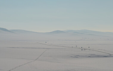 The Hulunbuir Prairie in the snow