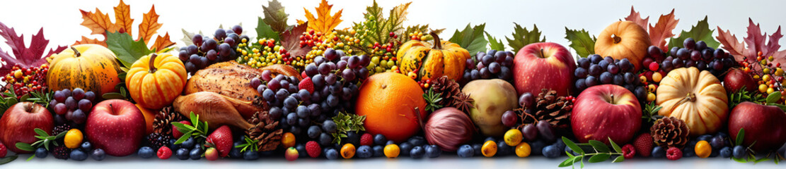 Thanksgiving Foods PNG Set